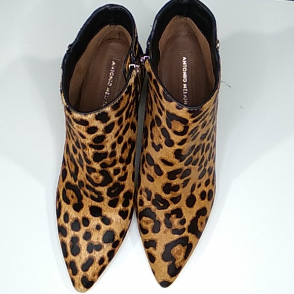 Antonio MelaniShahn Animal Print Calf Hair Pointy - Picture 8 of 10